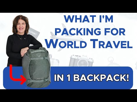 What I Pack for Full-Time World Travel in One Backpack!