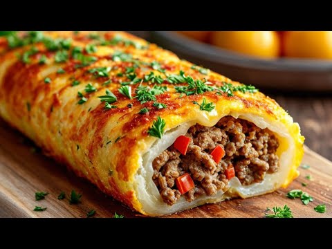 Nur 3 Eier und Kartoffeln – und das Abendessen ist in 15 Minuten fertig!