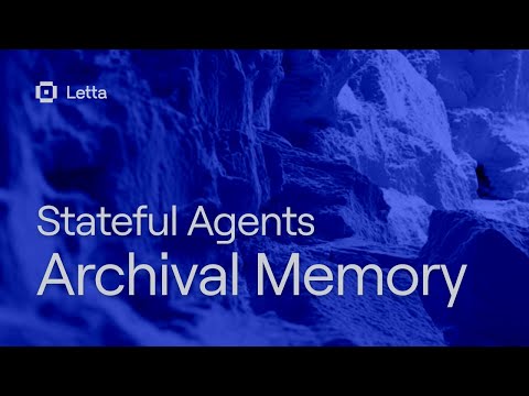 Archival Memory: Build AI that remembers everything