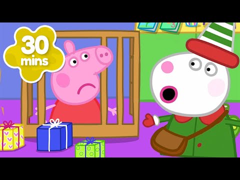 The Christmas PRISON 🎄 Peppa's JAIL Escape ⛓️ Peppa Pig Full Episodes | 30 Minutes