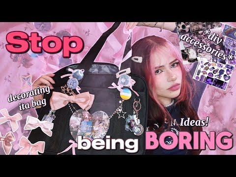 CUSTOMIZE your belongings (with me ♡) + making DIY accessories 