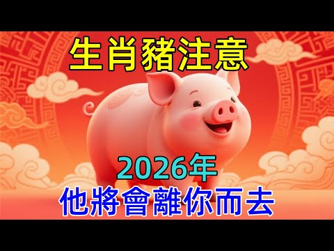 生肖豬注意！2026上半年他將會離你而去，很突然，讓你意想不到！是誰呢？ #生肖运势#佛陀#佛學 #佛法 #佛教 #修行 #智慧 #因果 #佛家  #佛學知識 #佛學智慧 #修心修行 #佛教文化