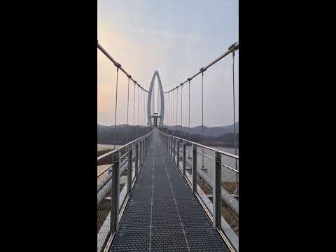 옥정호 붕어섬 구경하세요#출렁다리#옥정호#붕어섬