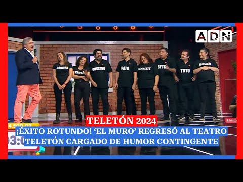 Teletón 2024 | ¡Éxito rotundo! 'El Muro' regresó al Teatro Teletón cargado de humor contingente