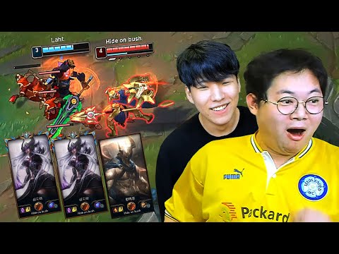 [롤] 감스트x트할 페이커님 연속3번 만남..랭겜에서 레전드!! LOL