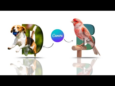 Canva 3D Text Effect Tutorial | Letter Manipulation Design in Canva #3dtext #canvatutorial