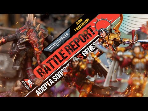 New Presenter!! Adepta Sororitas vs Genestealer Cults | Warhammer 40,000 Battle Report
