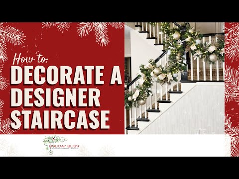 How to Decorate a Designer Staircase