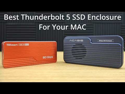 What's The BEST and FASTEST Thunderbolt 5 SSD Enclosure ? Acasis TB501 Pro VS TESmart TBE-X5 Max