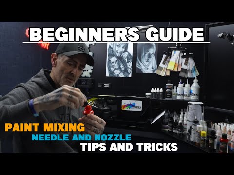 Airbrushing for beginners: Paint ,Needle and Nozzle tips and tricks 