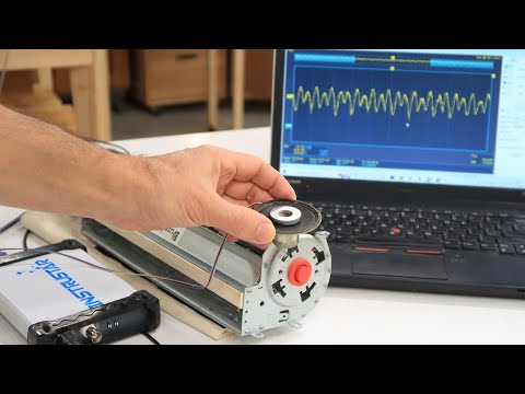 Dynamic balancing with a scope and small speaker