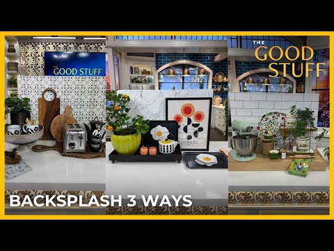 Kitchen Backsplash Design Hacks | The Good Stuff with Mary Berg