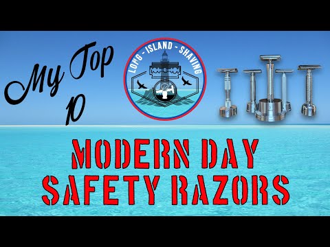 My Top 10 Modern Day Safety Razors 🪒 In The Shave Den 2025 #longislandshaving