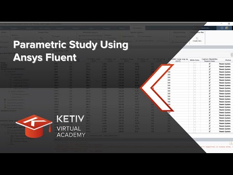 Parametric Study Using Ansys Fluent | KETIV Virtual Academy