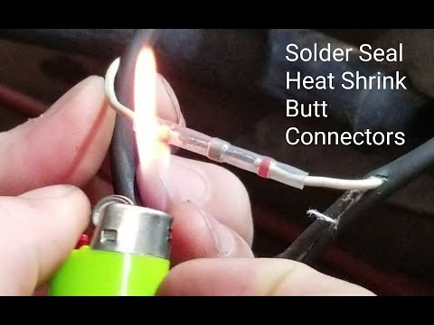 Using Solder Seal Heat Shrink Butt Connectors