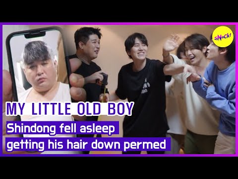 [HOT CLIPS] [MY LITTLE OLD BOY]Shindong fell asleep getting his hair down permed(ENGSUB)