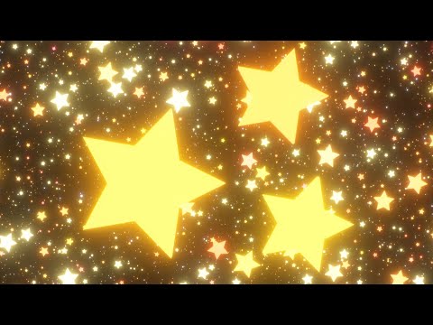Giant Star Shapes With Warm Deep Glow Spin Slowly In Sparkle Space 4K 60fps Wallpaper Background