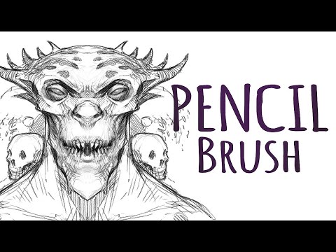 🖋️How to Create a Realistic Pencil Brush in Photoshop | Step-by-Step Tutorial 🖋️