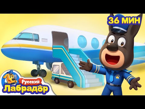 ✈️Правила безопасности в самолете｜Безопасность детей｜Популярный сборник мультиков｜Шериф Лабрадор