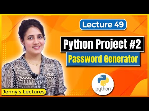 Python Project 2 | Password Generator in Python | Python for Beginners #lec49