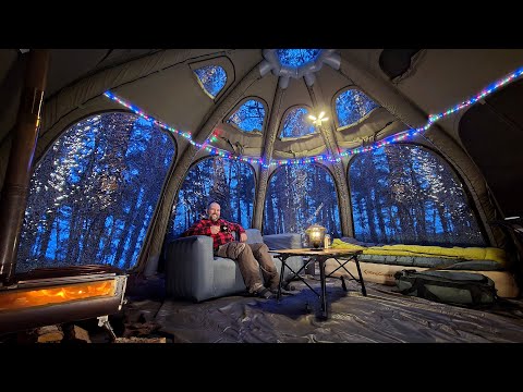 Rain Storm Vs Luxury Hot Tent - 2 Nights Glamping