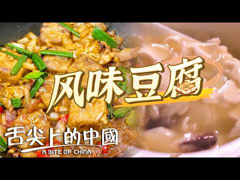 味道平淡的豆腐風味有多少種?炭火毛豆腐 八寶豆腐 托板豆腐 雪花豆腐 原來好吃的豆腐數不勝數丨舌尖上的中國 A Bite of China