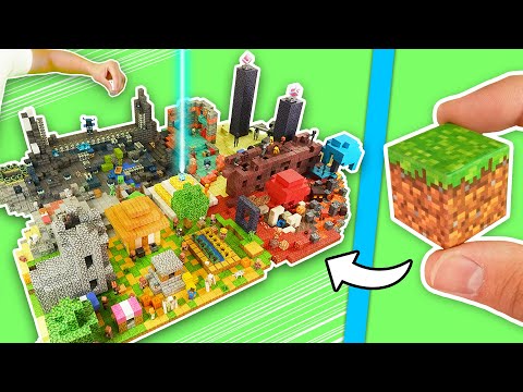 I Built A WORLD With Real Minecraft Blocks