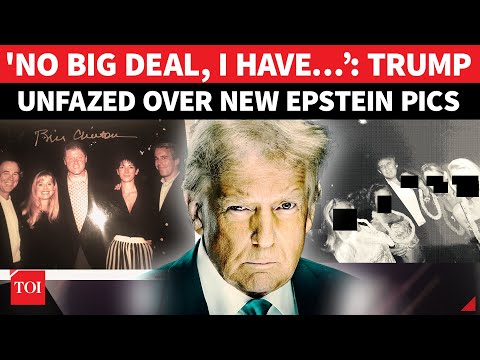 'I Know…’: Trump’s FIRST Reaction To New Epstein Estate Leaked Photos Amid Major Showdown