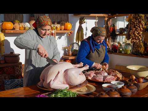 Giant Village Turkey Stuffed with Lamb Dolmas