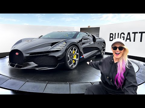 New $5M Bugatti Mistral Roadster!