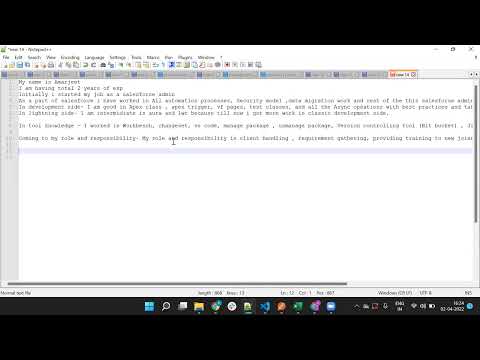 Project explanation, challenging task in salesforce interview session-1