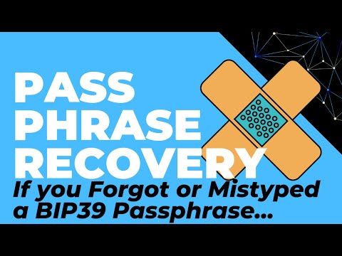 BIP39 Passphrase Recovery (Or Hidden Wallet Password, 25th word) For Ledger, Trezor, Keepkey, etc