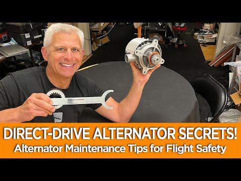 AIRCRAFT ALTERNATOR SECRETS! Direct Drive Alternator Maintenance Tips for Flight Safety