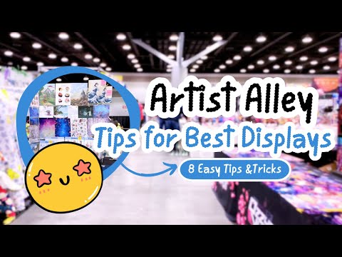 ❤️❤️ARTIST ALLEY TIPS FOR BEST DISPLAYS ❤️❤️If I were to start again- ARTIST ALLEY TABLE DISPLAY