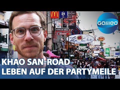 24 Stunden in Bangkok: Das Leben auf der Partymeile "Khao San-Road" | Galileo | ProSieben