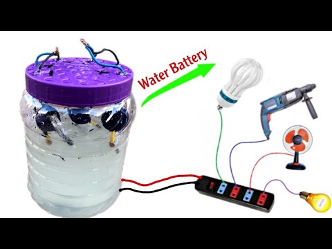 I Turn Water into a Free 220v Battery, electricity for a lifetime