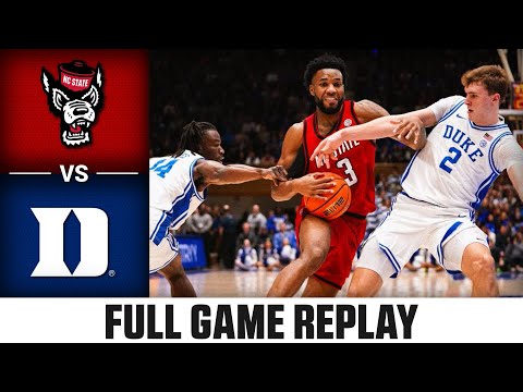 NC State vs. Duke Full Game Replay | 2024-25 ACC Men's Basketball