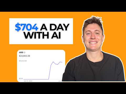 I built an AI app that makes $704 a day passive income