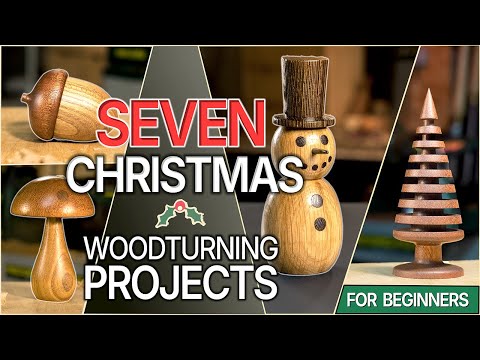 7 Woodturning Christmas Projects & Ornaments You Can Make Today - Handmade Gift Ideas for Beginners