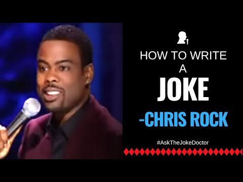 How to Write a Joke like Chris Rock