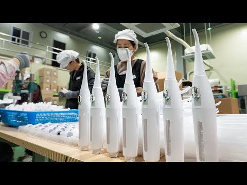 Process of Making Dental Water Jet. Oral Irrigator Factory in Korea