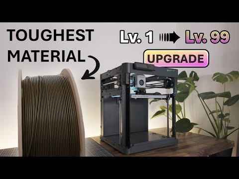 Upgrading my 3D printer to print the toughest material: Nylon