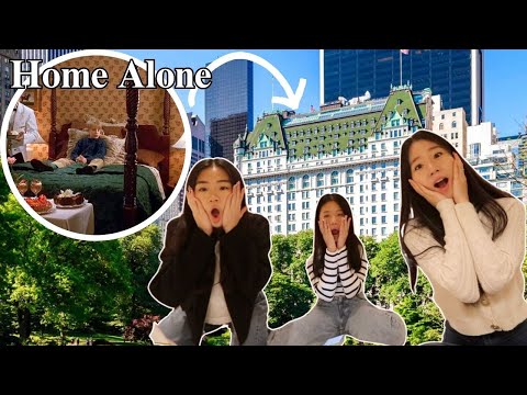 OVERNIGHT IN THE HOME ALONE HOTEL FOR 24 HOURS!!