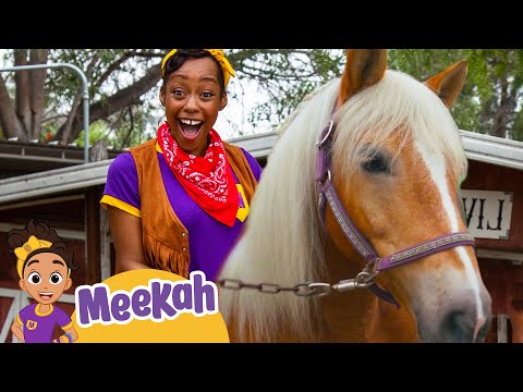 Meekah goes Horseback Riding at the Equestrian Center ! | Blippi & Meekah Kids TV
