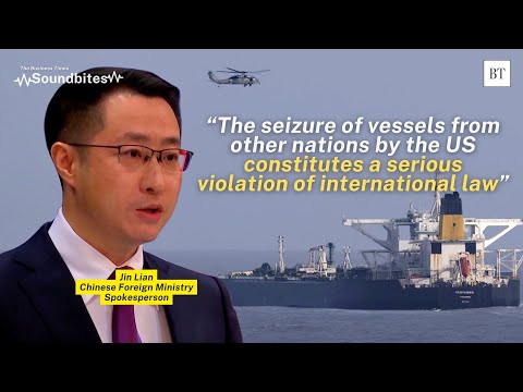 China slams US ship seizures as a ‘serious violation’ of international law