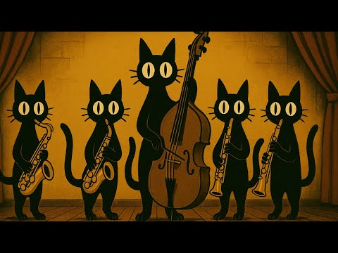 Black Cats Groove Tonight: Deep Bass Jazz for Stylish Focus