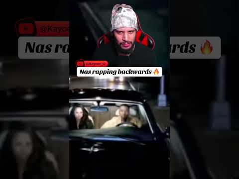 Nas rapping backwards is insane ‼️🔥