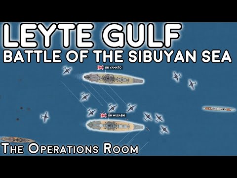 Leyte Gulf - Battle of the Sibuyan Sea - Animated