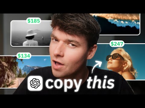 How to Create & Sell AI Art in 1 DAY (ChatGPT + Print on Demand)