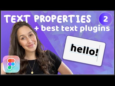 Figma TEXT: Mastering Properties, Resizing, and Essential PLUGINS | FIGMA Beginner to Master.